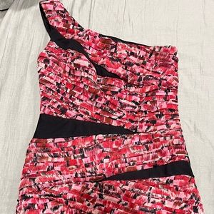 Red one shoulder XS dress